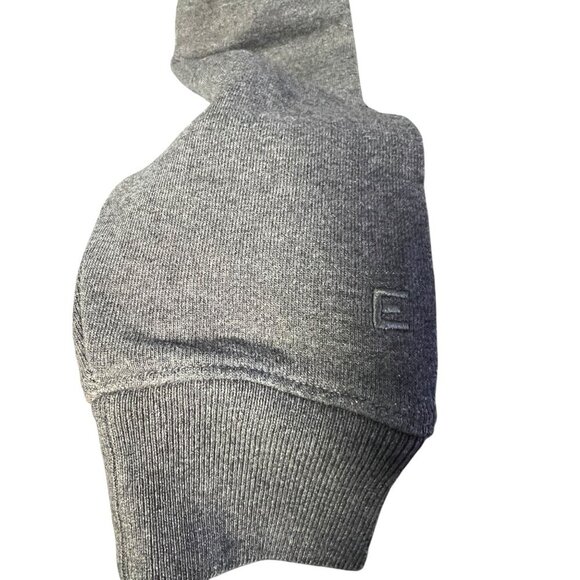 EVERLANE CREWNECK SWEATERSHIRT UNISEX SMALL DARK GREY ORGANIC COTTON SCANDINAVIA - Picture 5 of 6